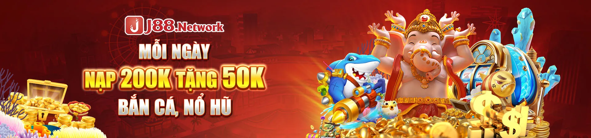 Hình ảnh banner tin tức choang với các thông báo khuyến mãi và cập nhật